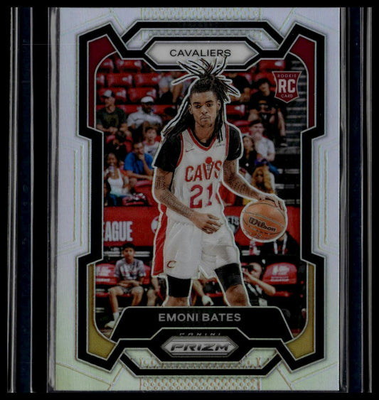 2023-24 Panini Prizm #169 Emoni Bates Prizms Silver