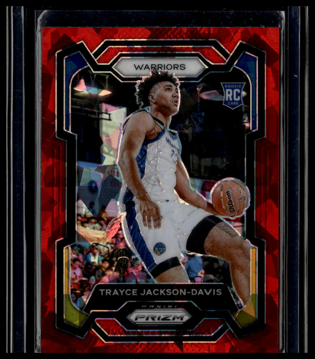 2023-24 Panini Prizm #148 Trayce Jackson-Davis Prizms Red Ice