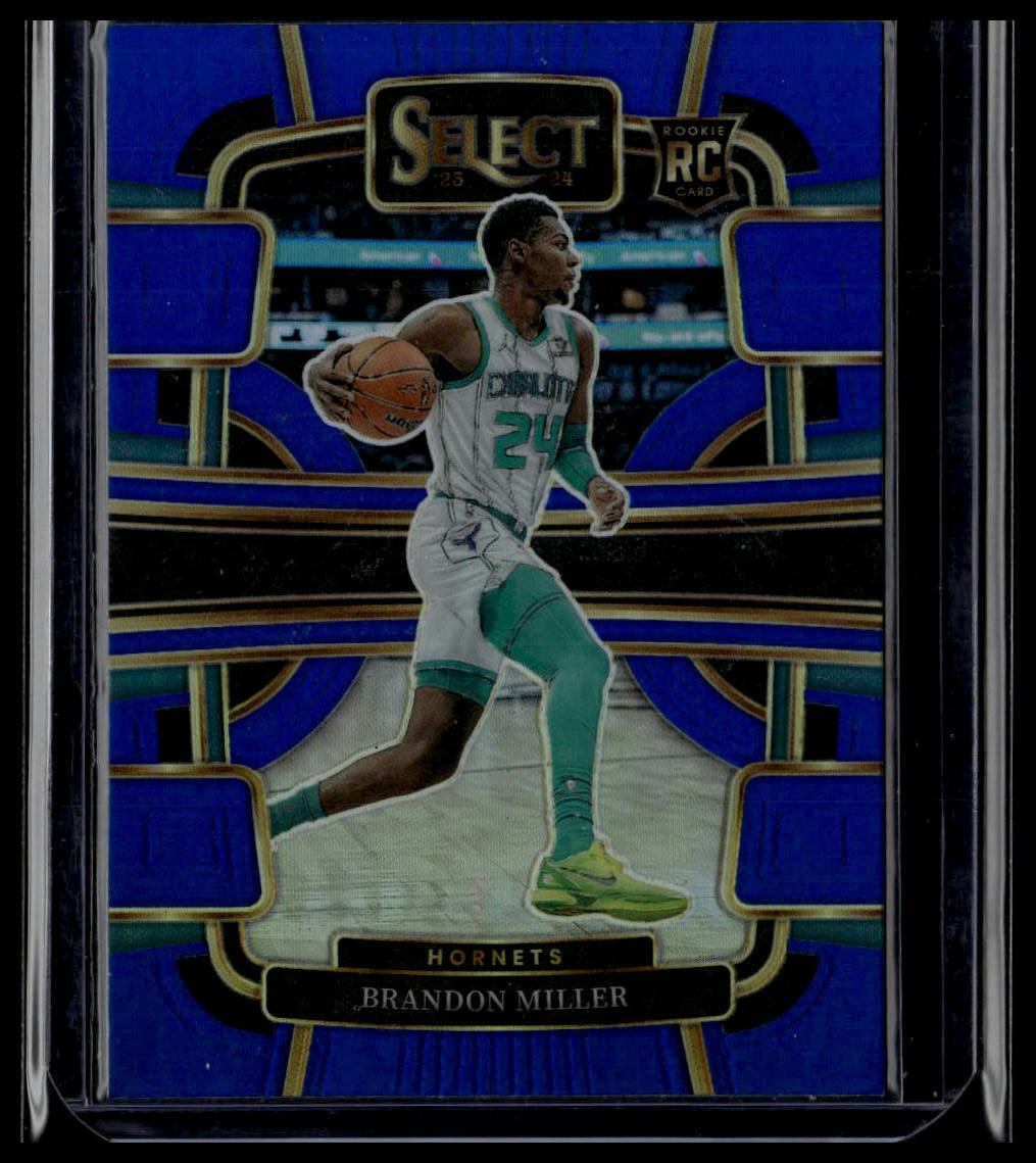 2023-24 Panini Select #80 Brandon Miller Blue Prizms