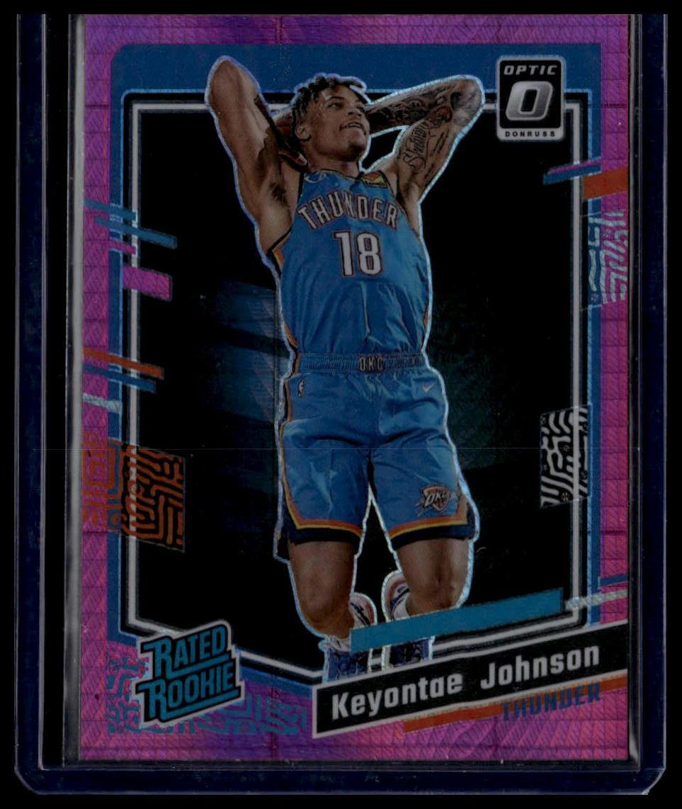 2023-24 Donruss Optic #237 Keyontae Johnson Hyper Pink