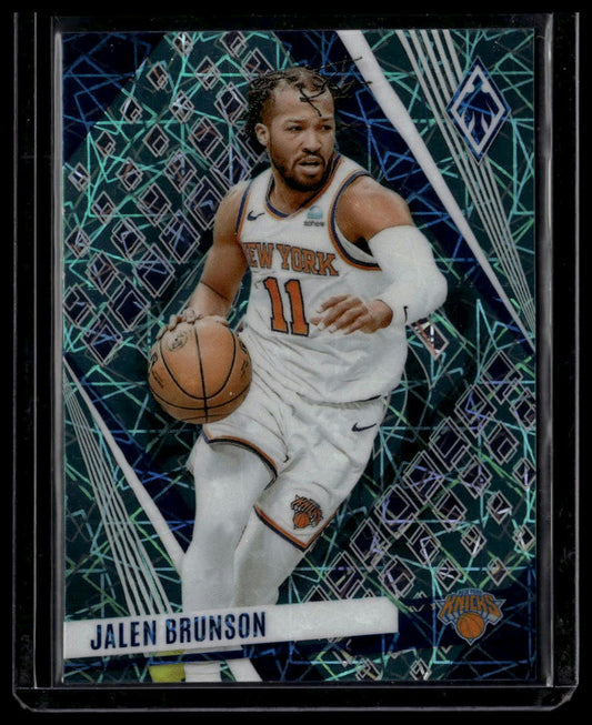 2023-24 Panini Phoenix #242 Jalen Brunson Phoenix Teal Lazer