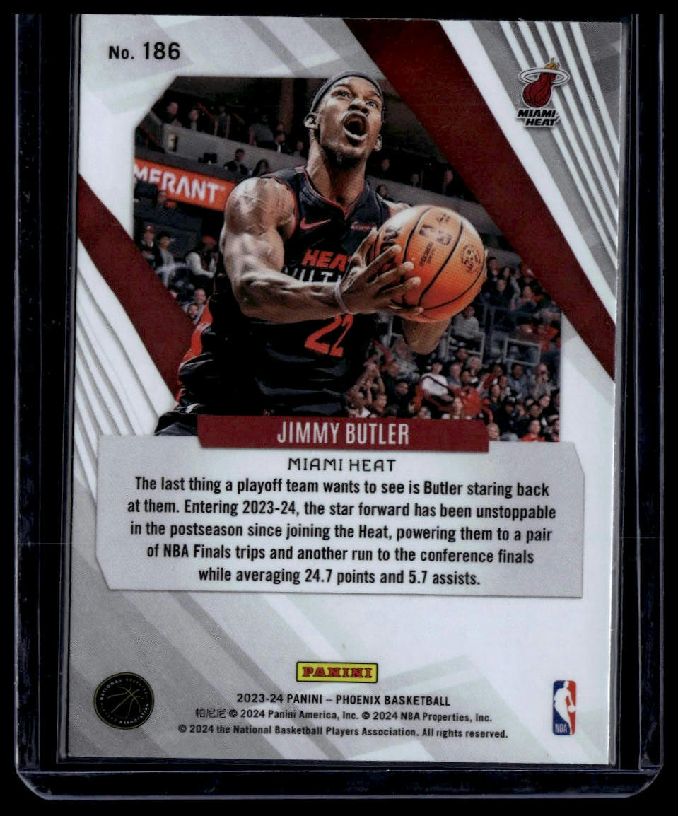 2023-24 Panini Phoenix #186 Jimmy Butler Phoenix Red Ice