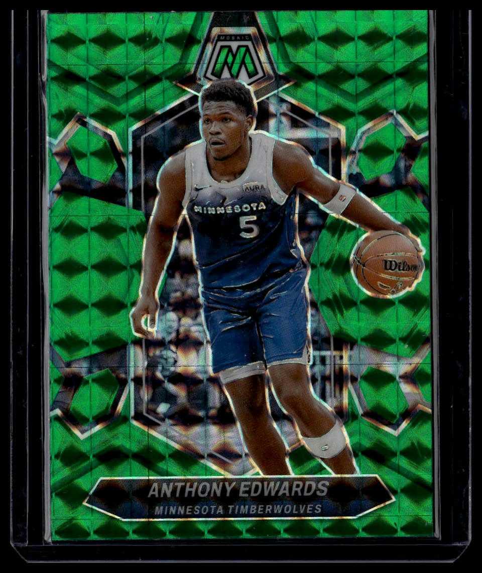 2023-24 Panini Mosaic #33 Anthony Edwards Green