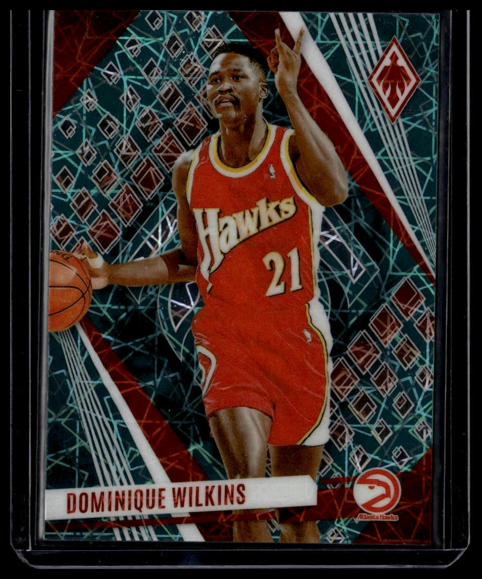 2023-24 Panini Phoenix #212 Dominique Wilkins Phoenix Teal Lazer
