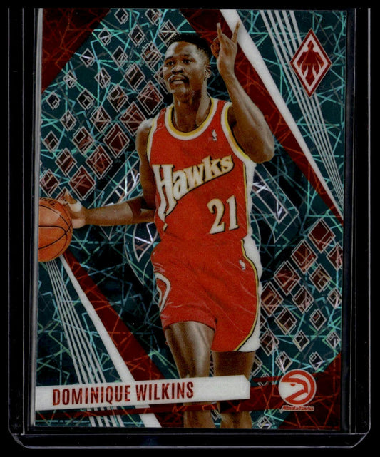 2023-24 Panini Phoenix #212 Dominique Wilkins Phoenix Teal Lazer