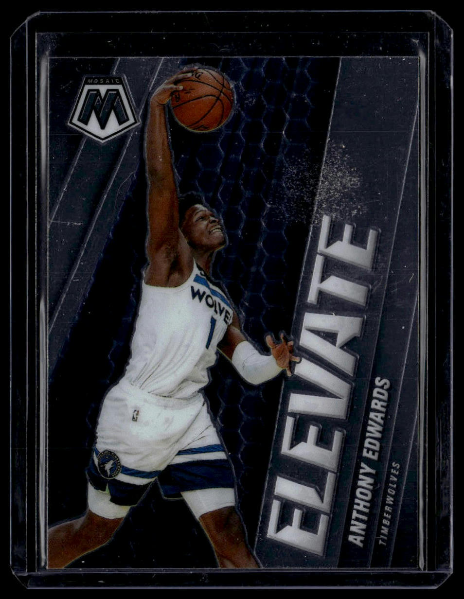2020-21 Panini Mosaic #12 Anthony Edwards Elevate
