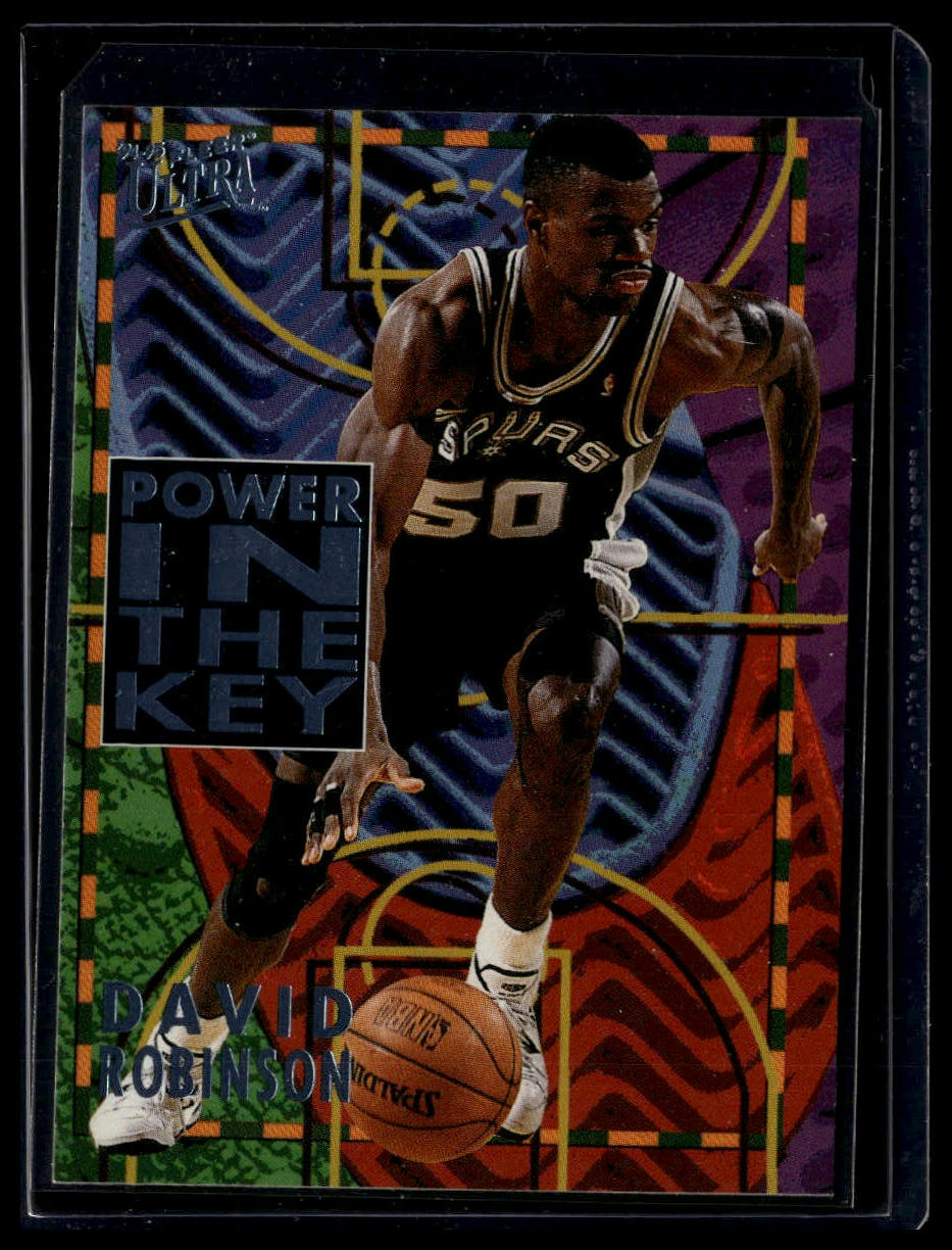1994-95 Ultra #8 David Robinson Power in the Key