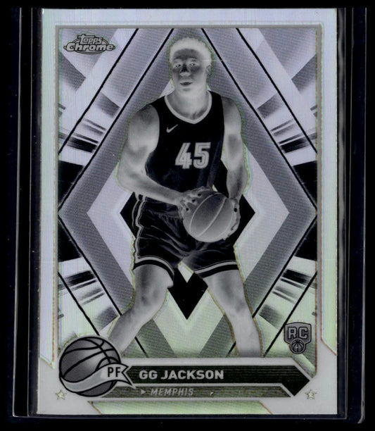 2023-24 Topps Chrome #54 GG Jackson Negative Refractors
