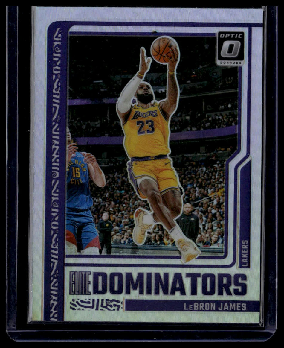 2023-24 Donruss Optic #9 LeBron James Elite Dominators Holo