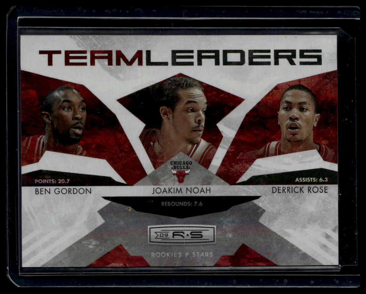 2009-10 Panini Rookies & Stars #4 Gordon/Noah/Rose Team Leaders #/250