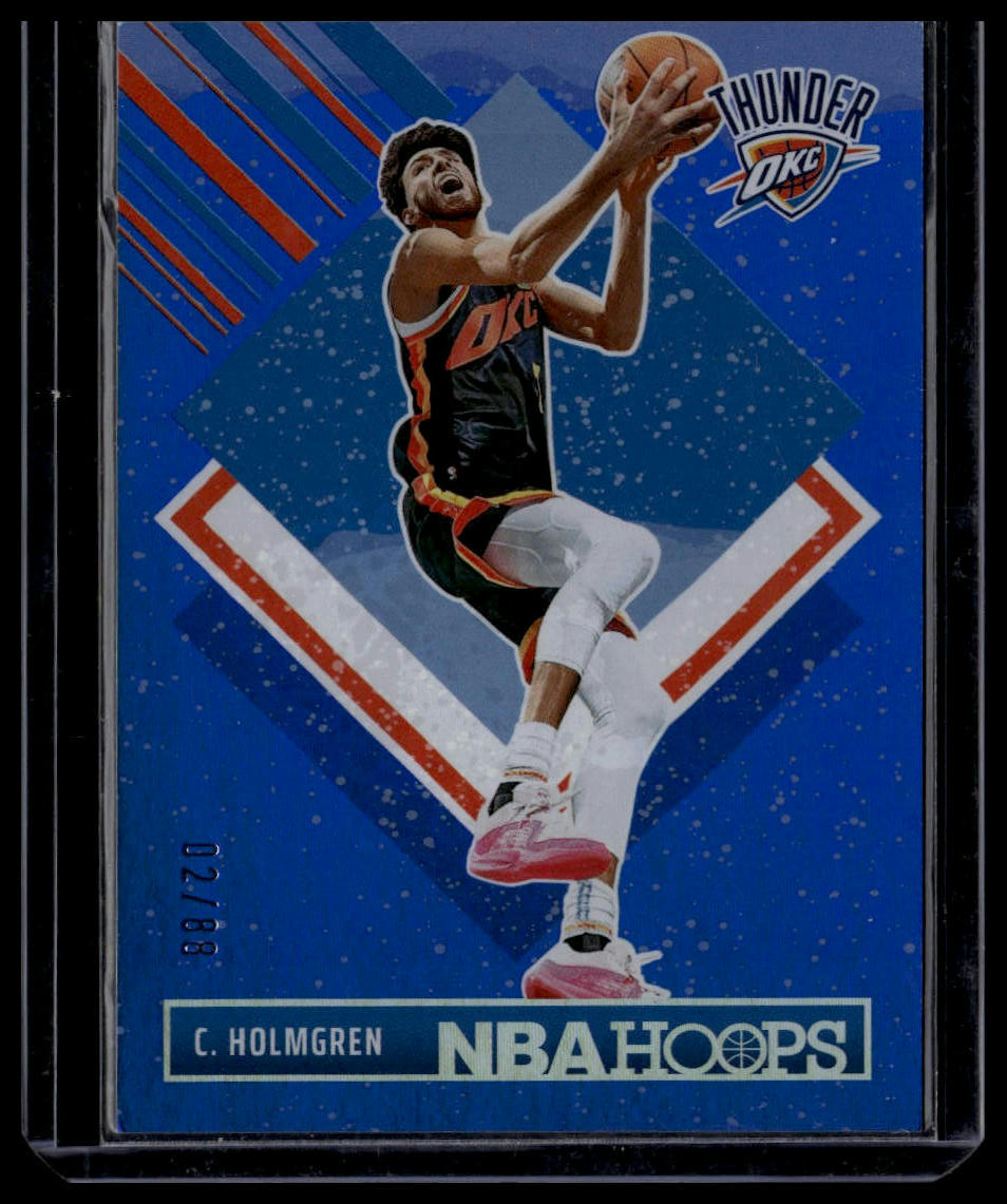 2024-25 Hoops Winter #289 Chet Holmgren Blue Holo #/88