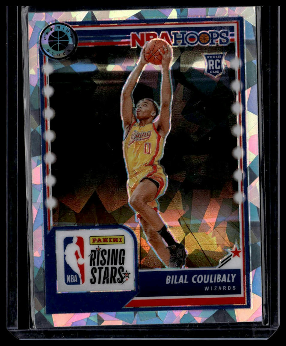 2023-24 Hoops Premium Stock #287 Bilal Coulibaly Ice Prizm