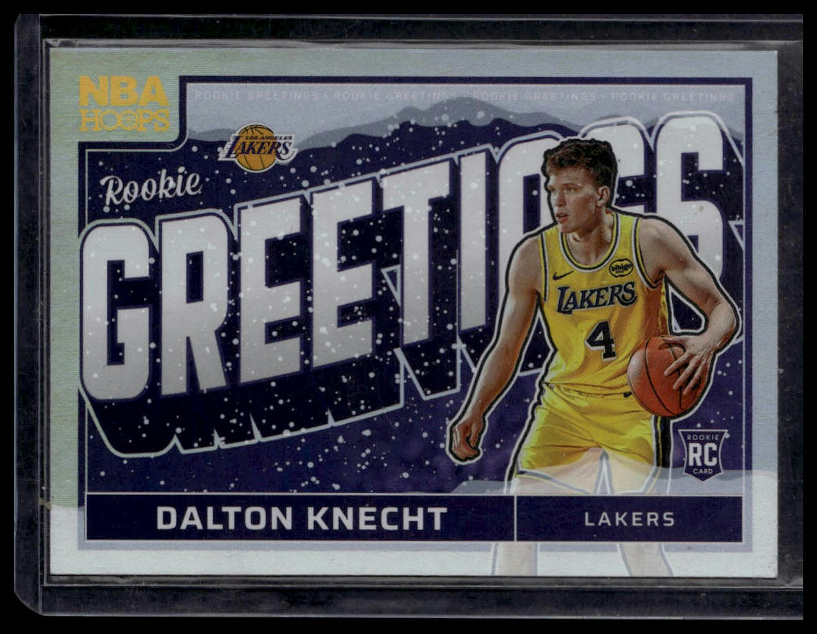 2024-25 Hoops Winter #19 Dalton Knecht Rookie Greetings