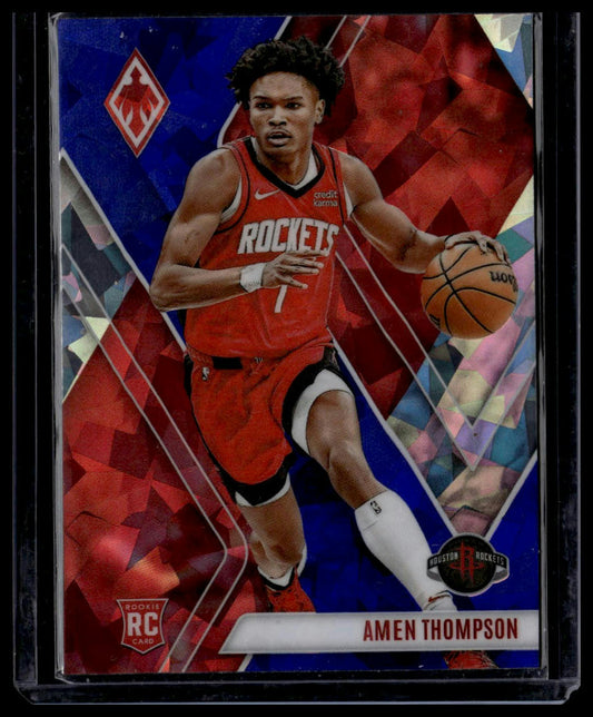 2023-24 Panini Phoenix #300 Amen Thompson Phoenix Red Ice