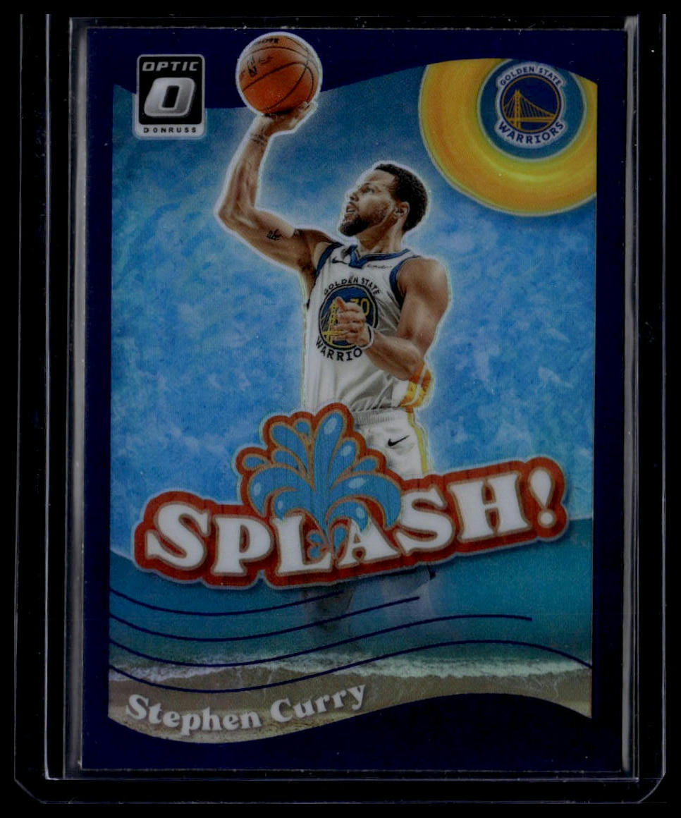 2023-24 Donruss Optic #8 Stephen Curry Splash Purple