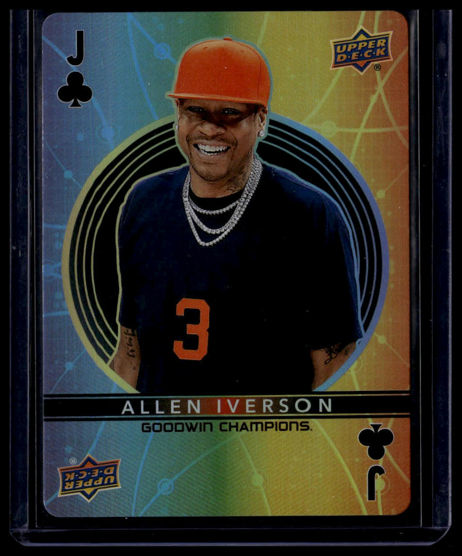 2022 Upper Deck Goodwin Champions #J♣ Allen Iverson Playing Cards