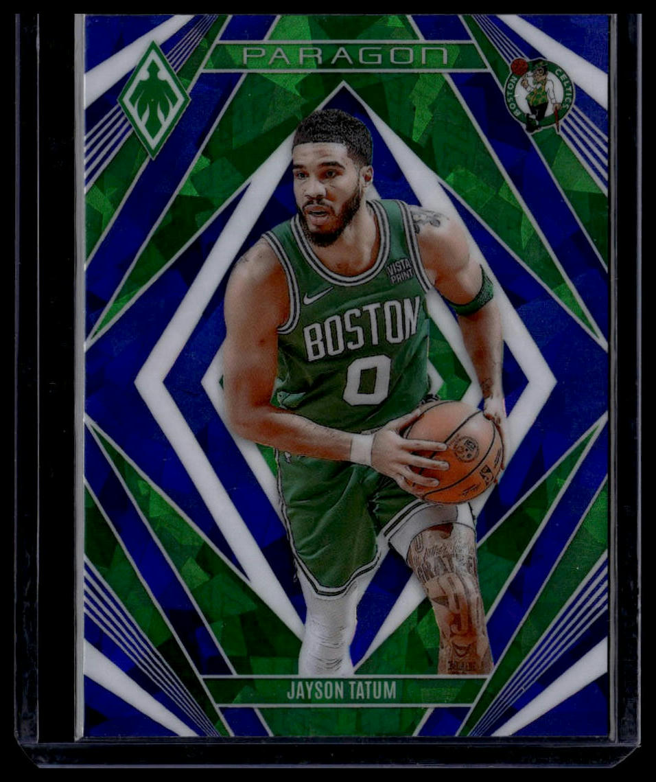 2023-24 Panini Phoenix #7 Jayson Tatum Paragon Phoenix Blue Ice