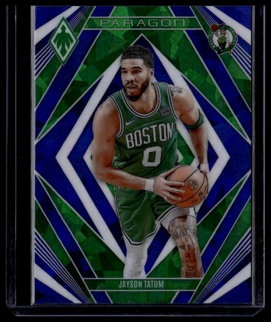 2023-24 Panini Phoenix #7 Jayson Tatum Paragon Phoenix Blue Ice