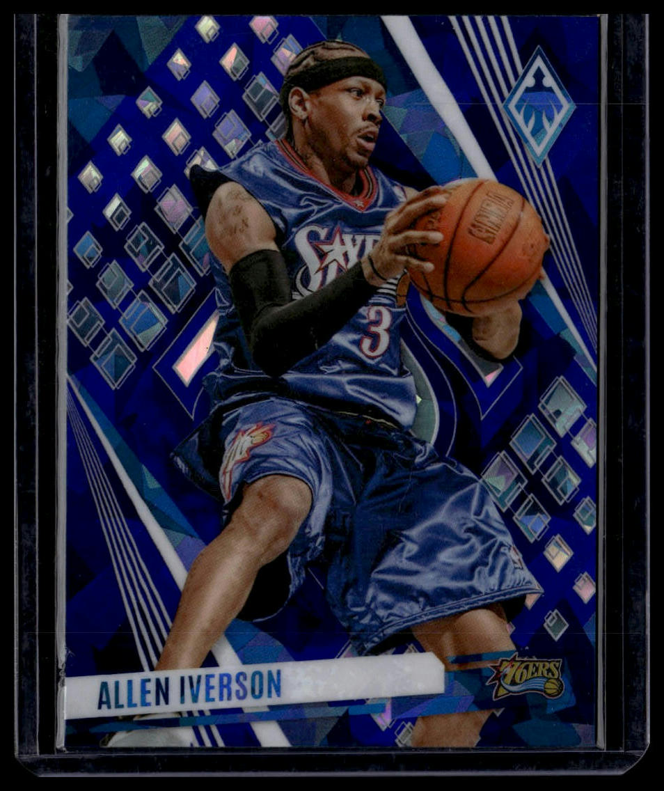 2023-24 Panini Phoenix #8 Allen Iverson Phoenix Blue Ice