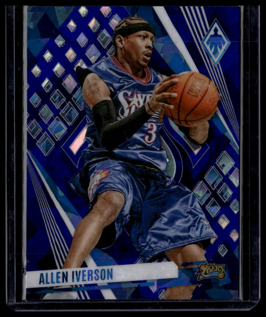 2023-24 Panini Phoenix #8 Allen Iverson Phoenix Blue Ice