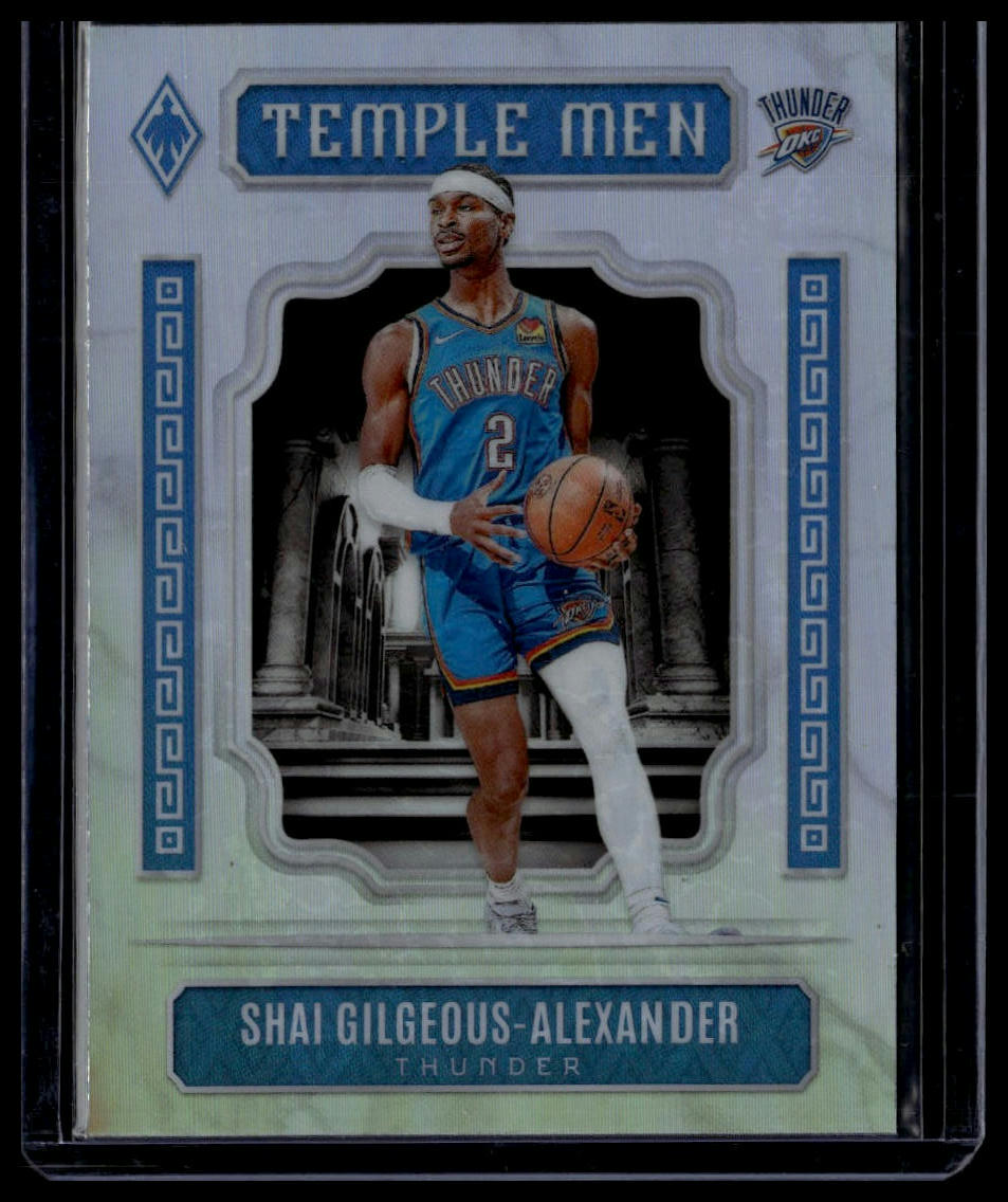 2023-24 Panini Phoenix #22 Shai Gilgeous-Alexander Temple Men Silver