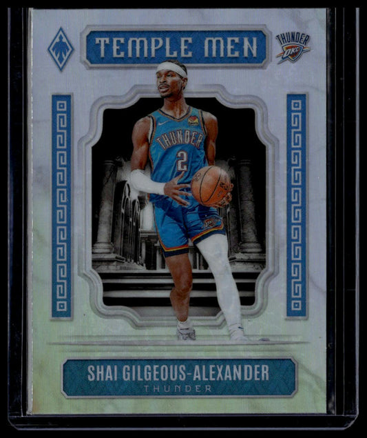 2023-24 Panini Phoenix #22 Shai Gilgeous-Alexander Temple Men Silver