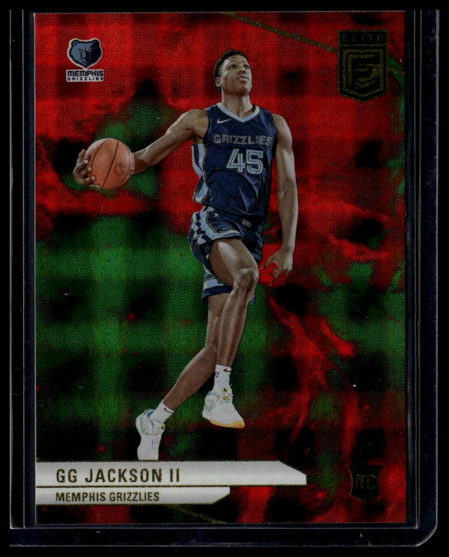 2023-24 Donruss Elite #203 GG Jackson II International Hyper Red and Green