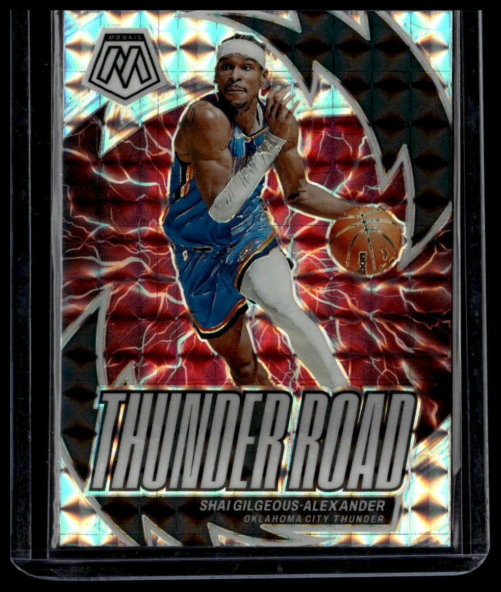 2023-24 Panini Mosaic #4 Shai Gilgeous-Alexander Thunder Road Mosaic