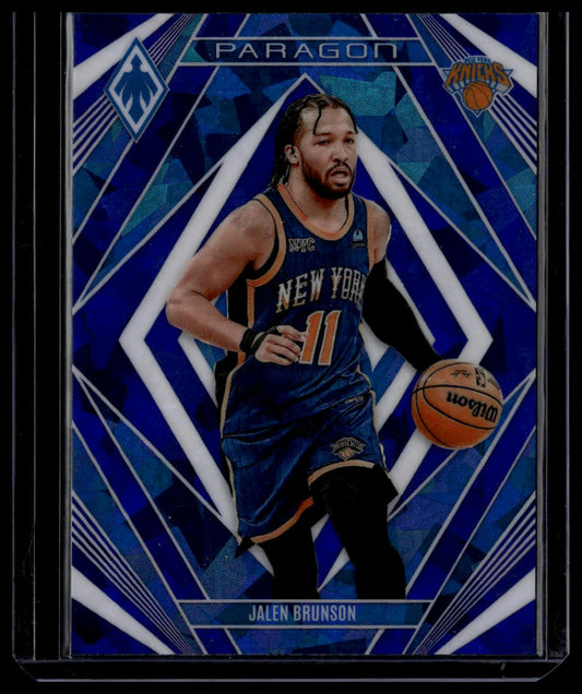 2023-24 Panini Phoenix #20 Jalen Brunson Paragon Phoenix Blue Ice