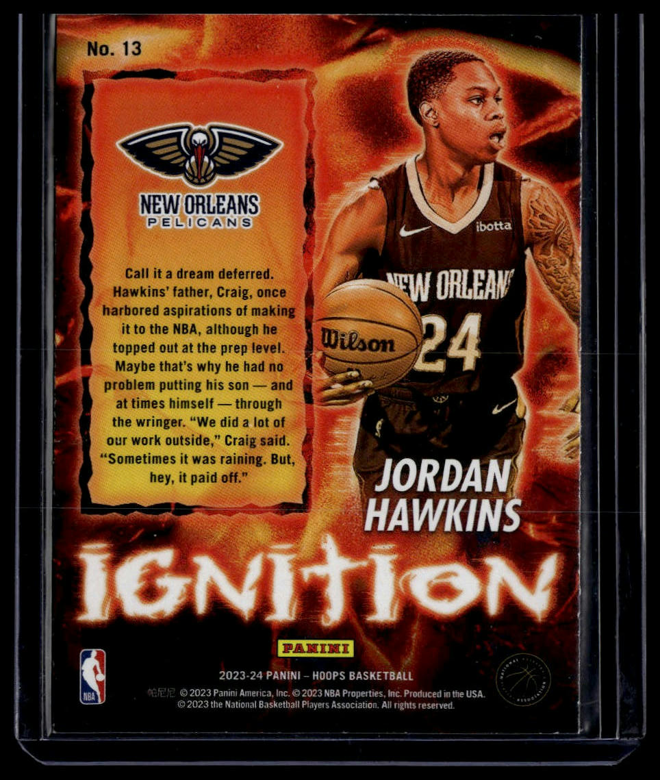 2023-24 Hoops #13 Jordan Hawkins Ignition