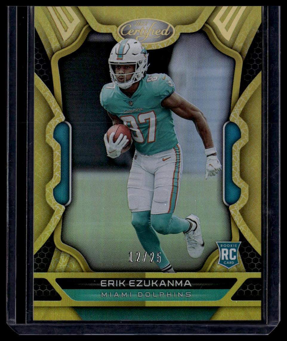 2022 Panini Certified #141 Erik Ezukanma Mirror Gold #/25