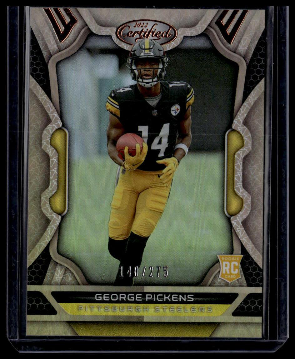 2022 Panini Certified #118 George Pickens Mirror Bronze #/275