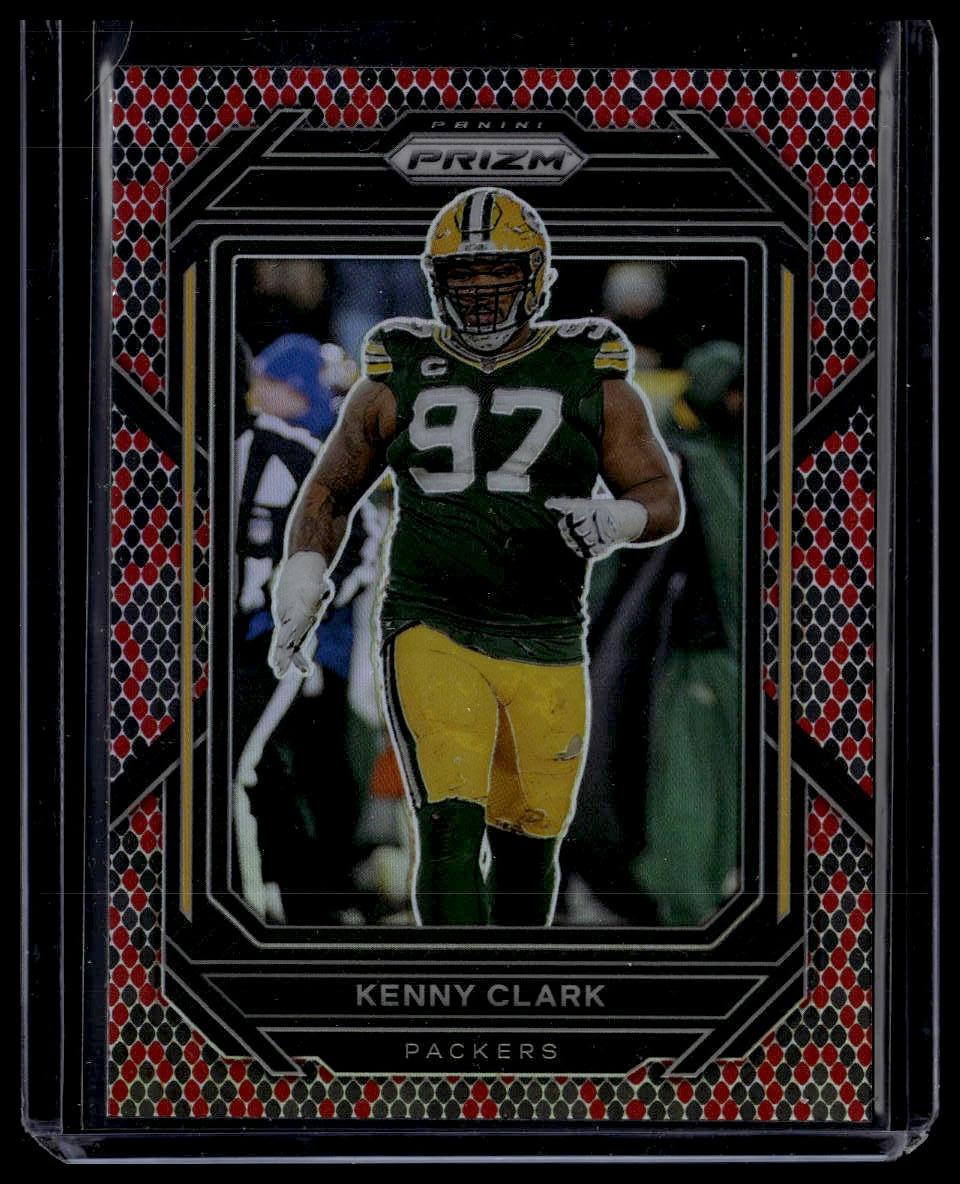 2022 Panini Prizm #110 Kenny Clark Snakeskin