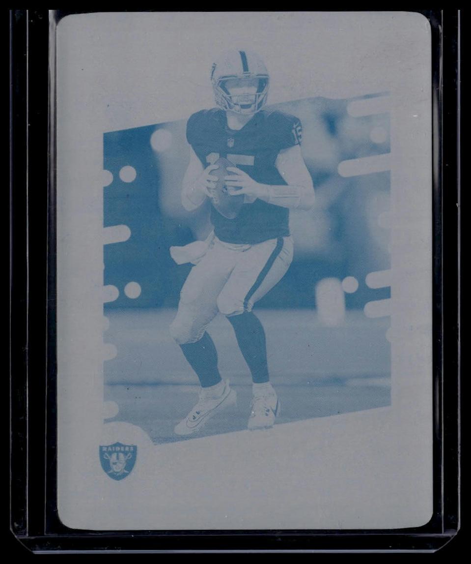 2024 Panini Absolute #54 Gardner Minshew II Printing Plates Cyan #/1