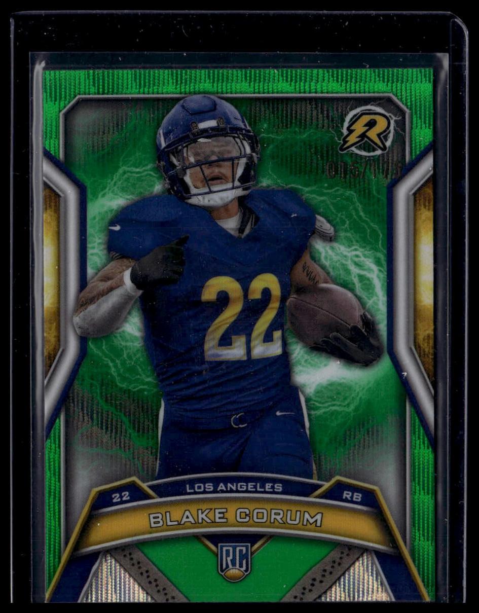 2024 Topps Resurgence #150 Blake Corum Green Surge #/175