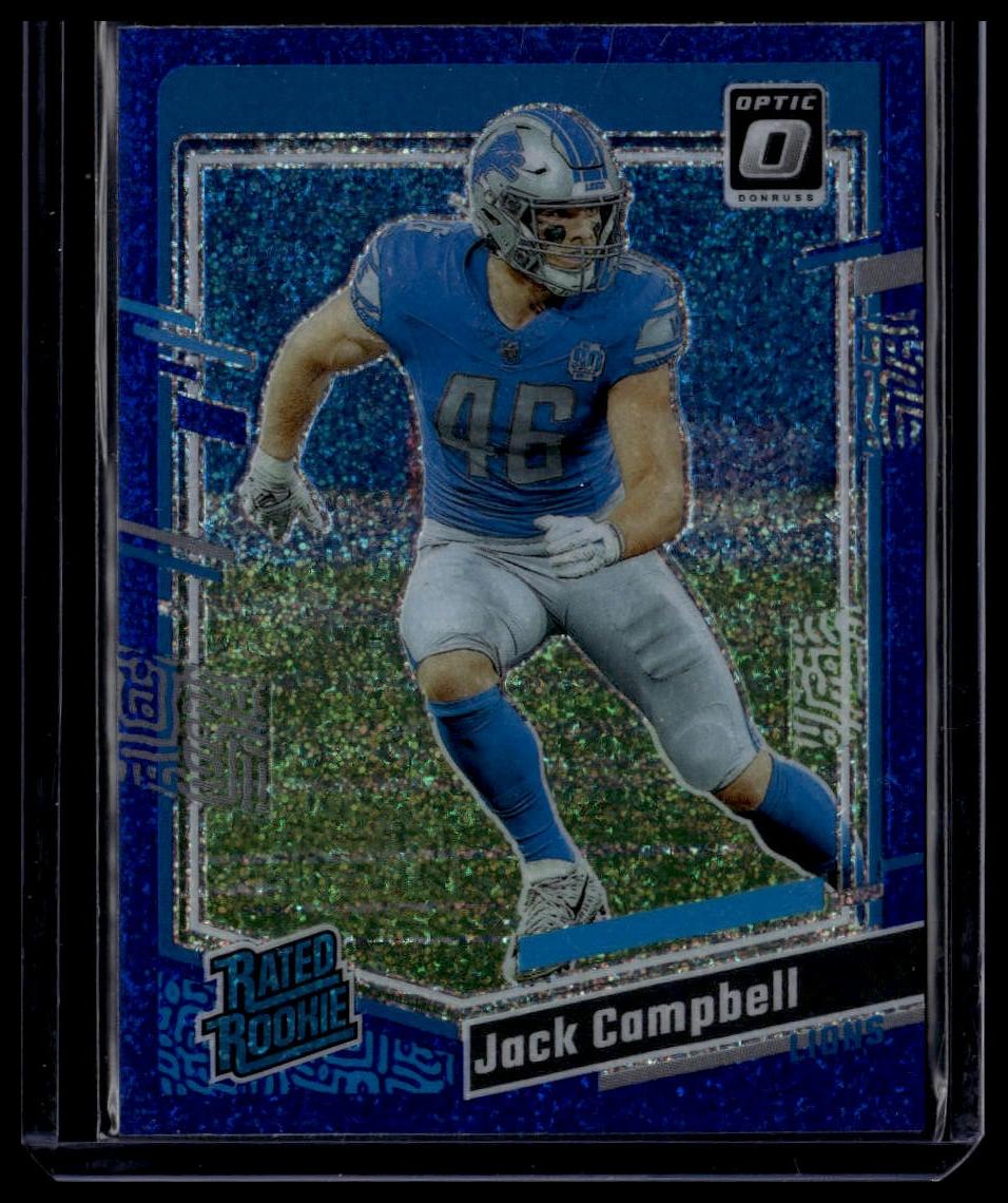 2023 Donruss Optic #235 Jack Campbell Blue Glitter