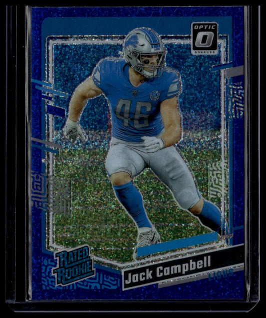 2023 Donruss Optic #235 Jack Campbell Blue Glitter