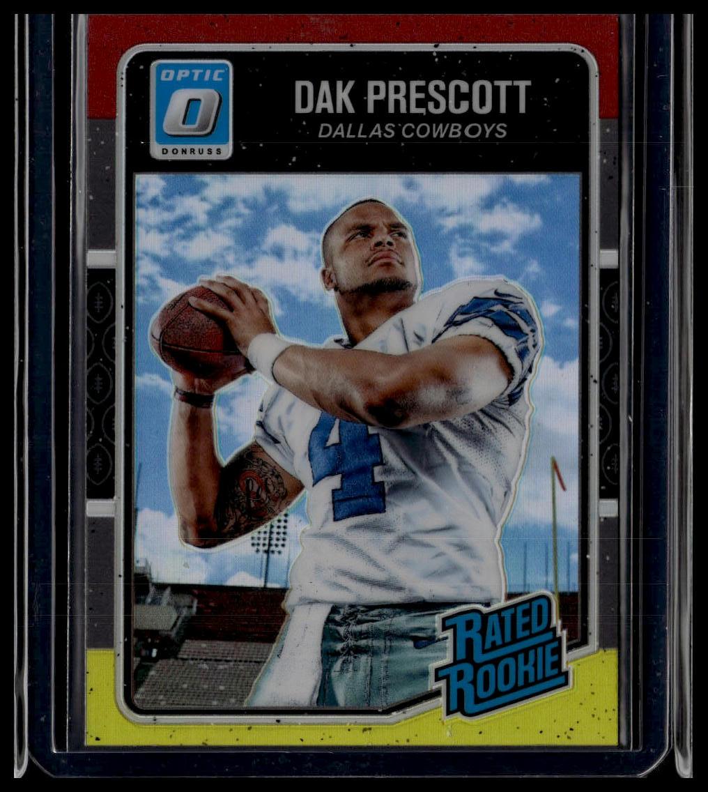 2016 Donruss Optic #162 Dak Prescott Red and Yellow
