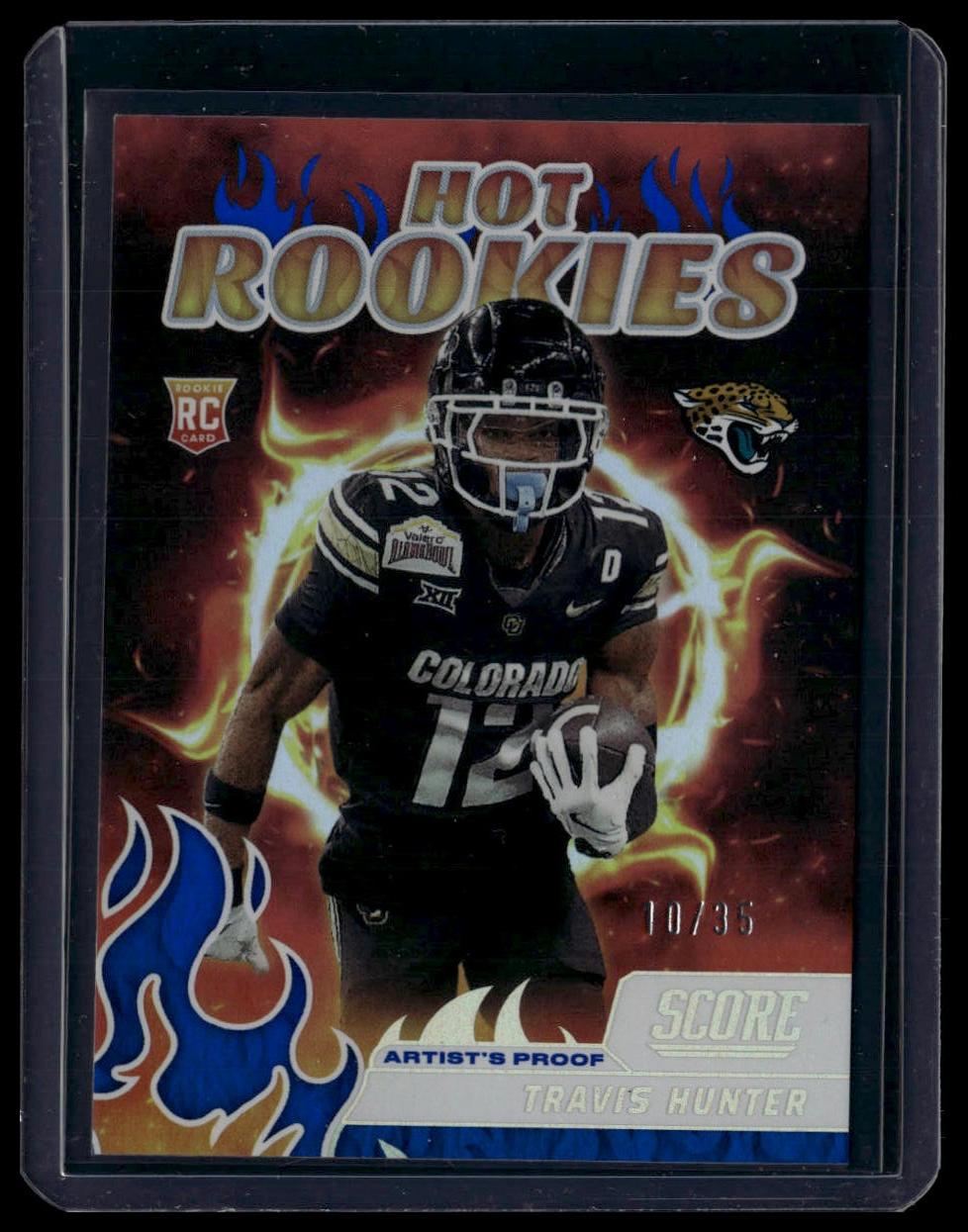 2025 Score #2 Travis Hunter Hot Rookies Artist's Proof #/35