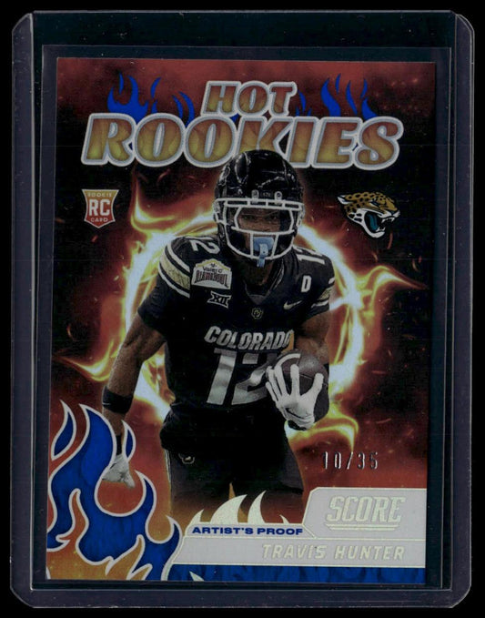 2025 Score #2 Travis Hunter Hot Rookies Artist's Proof #/35