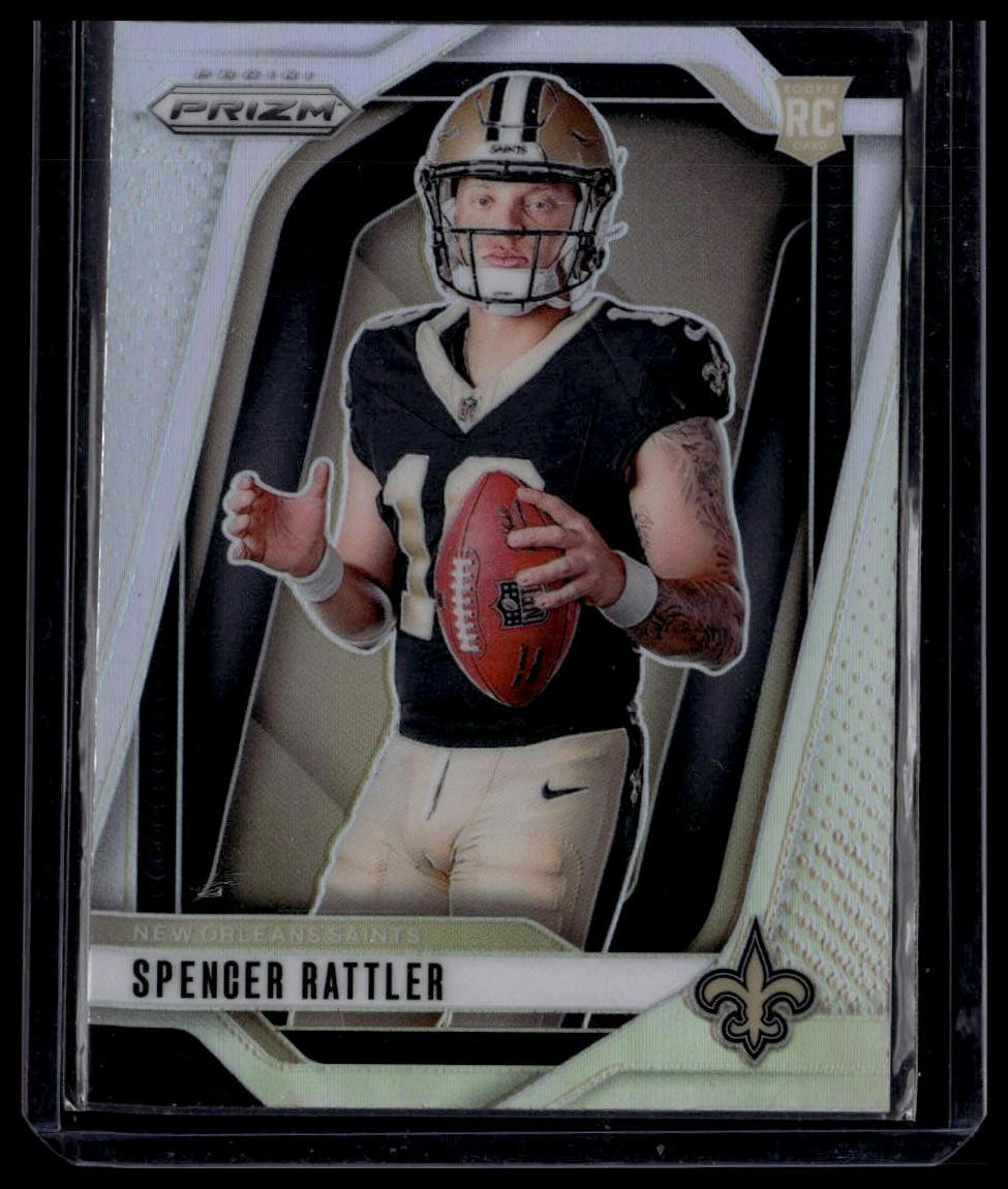 2024 Panini Prizm #37 Spencer Rattler Rookie Variations Silver Prizm