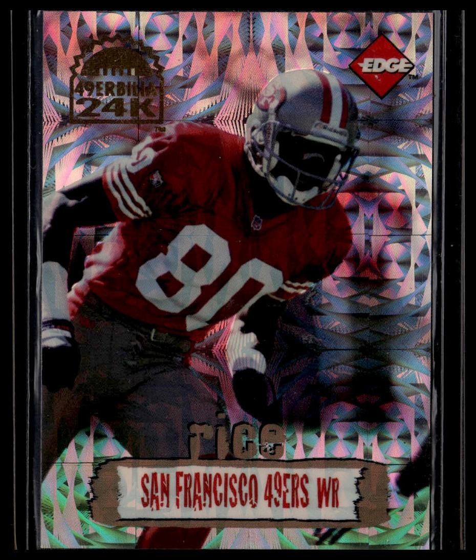 1996 Collector's Edge Jerry Rice 49erbilia 24K Holofoil Previews Aftermarket