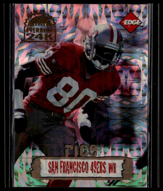 1996 Collector's Edge Jerry Rice 49erbilia 24K Holofoil Previews Aftermarket