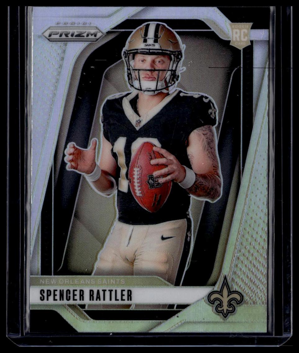 2024 Panini Prizm #37 Spencer Rattler Rookie Variations Silver Prizm