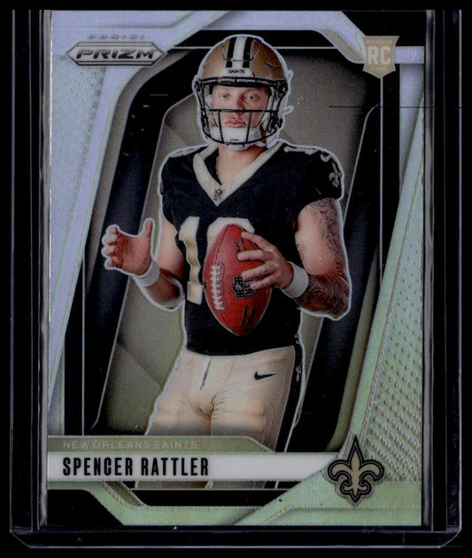 2024 Panini Prizm #37 Spencer Rattler Rookie Variations Silver Prizm