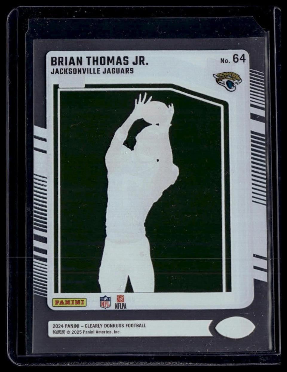 2024 Clearly Donruss #64 Brian Thomas Jr.