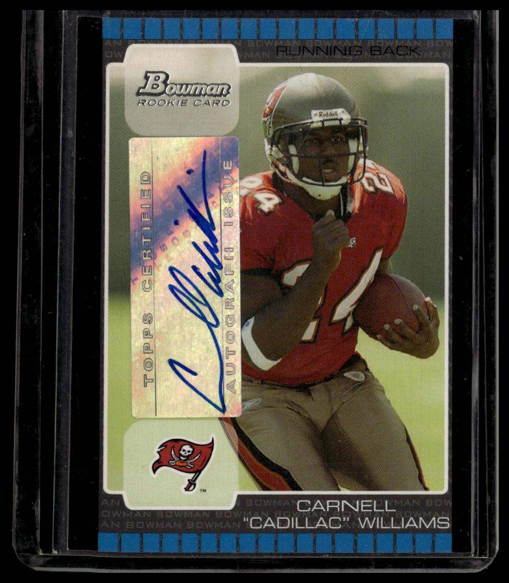 2005 Bowman #115 Cadillac Williams Rookie Autographs
