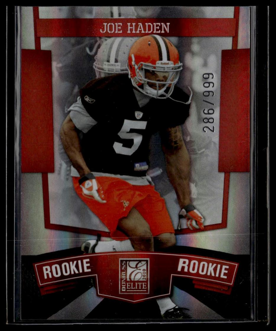 2010 Donruss Elite #124 Joe Haden #/999