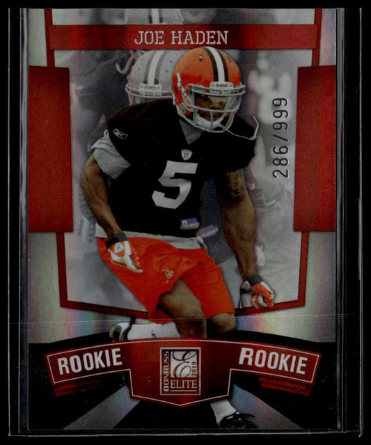 2010 Donruss Elite #124 Joe Haden #/999