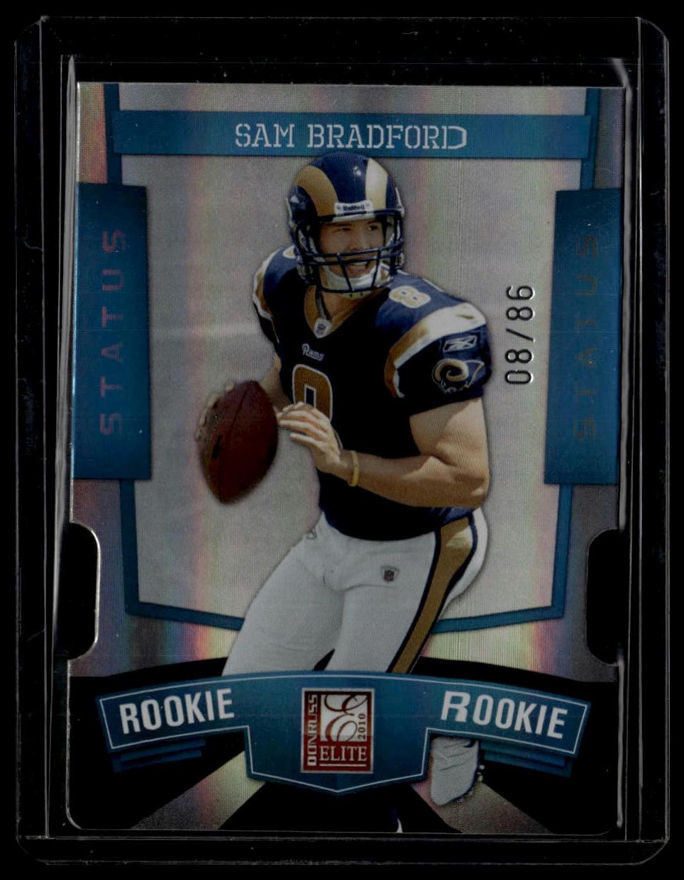2010 Donruss Elite #163 Sam Bradford Status #/86